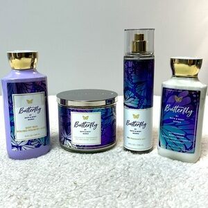 Bath & Body Works "Butterfly" Aromatherapy Gift Set of 4 Items